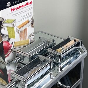 KitchenAid 3-Piece Pasta Roller & Cutter Attachment Set